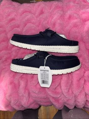 Navy Casual Slip-On Women’s Shoes